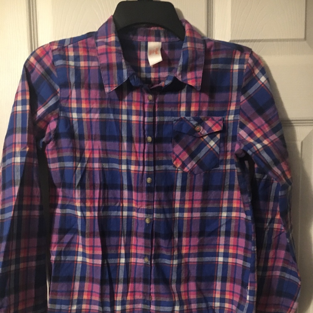 Girls flannel shirt